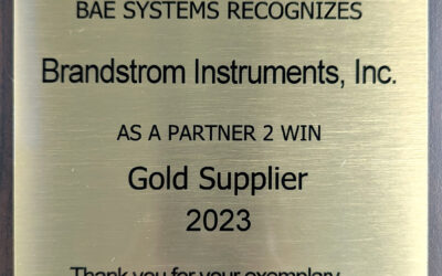 BAE Systems honors Brandstrom Instruments, Inc. with a 2023 Gold Tier Supplier award