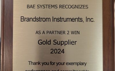 BAE Systems honors Brandstrom Instruments Inc. with a ‘Partner 2 Win’ Gold Tier Award